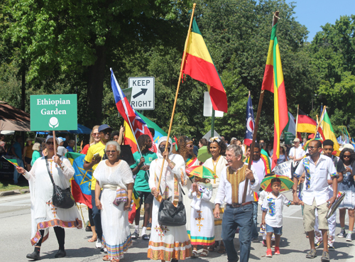 Ethiopian Cultural Garden in Parade of Flags